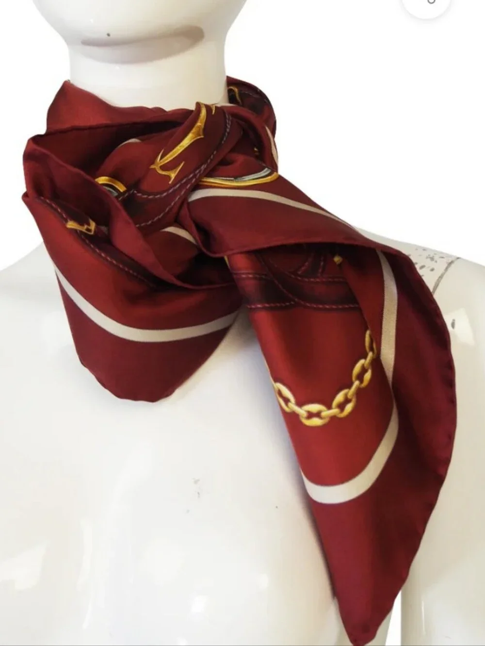 Vintage Cartier Silk Scarf